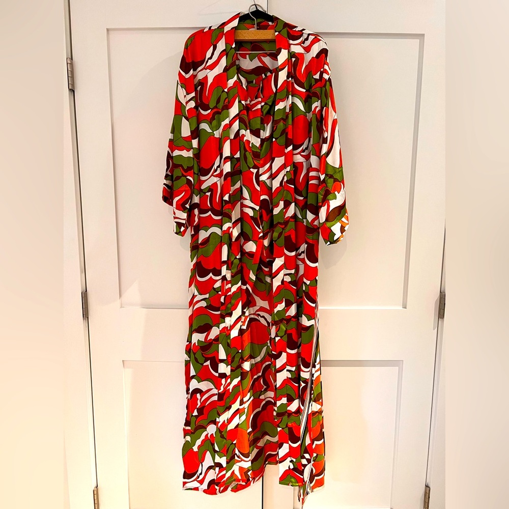 3 price set - Robe with belt and pants. Bought in France from emerging designer.